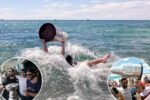 Panthers’ raucous Stanley Cup party begins with a swim