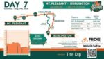 RAGBRAI 2024 on Day 7, from Mount Pleasant to Burlington