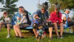Riders brave hills, enter central Iowa, Winterset