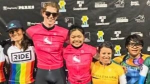 Hulking transgender athletes take gold, silver and bronze spots on female podium at Washington cycling championship Hulking transgender athletes take gold, silver and bronze spots on female podium at Washington cycling championship
