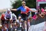 Chiara Consonni sprints to victory on stage two of the Giro d’Italia Women