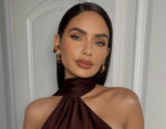 Mexican-Cuban Model Jamillette Gaxiola in Two-Piece Workout Gear Has an “Altitude Adjustment”