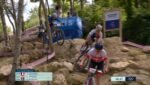 Olympics broadcaster refuses to show replay as French mountain biker knocked out in sickening fall