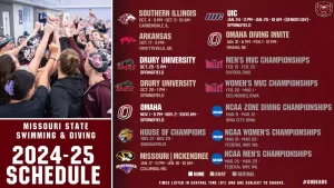 Missouri State Swim & Dive Announces 2024-25 Schedule