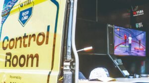 The only thing Visma-Lease a Bike’s Control Room didn’t have was a ‘Ban Me! Ban Me!’ decal