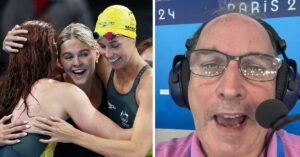 British commentator Bob Ballard gets the boot for sexist comment about Aussie swimmers