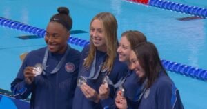 Swimming -W – 4 x 100M | Paris 2024 Highlights – Olympics