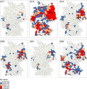 Model simulates risk of infection with West Nile virus in Germany Model simulates risk of infection with West Nile virus in Germany